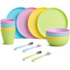 imageMunchkin 16pc Baby and Toddler Feeding Supplies Set  Includes Plates Bowls Cups and Utensils16pk Set