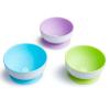 imageMunchkin 3pk Stay Put Suction Bowls and 6pk Color Changing Forks and Spoons