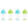imageMunchkin Any Angle Sippy Cup for Toddlers Weighted Toddler Straw Cup with Click Lock Lid 10 Ounce 2 Pack BlueGreenBlueGreen