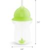 imageMunchkin Any Angle Sippy Cup for Toddlers Weighted Toddler Straw Cup with Click Lock Lid 10 Ounce 2 Pack BlueGreenBlueGreen