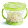 imageMunchkin Any Angle Sippy Cup for Toddlers Weighted Toddler Straw Cup with Click Lock Lid 10 Ounce 2 Pack BlueGreenGreenBlue