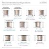 imageMunchkin Auto Close Modern Pressure Mounted Baby Gate for Stairs Hallways and Doors Walk Through with Door 2 x 405 x 29 inches Dark Wood and Silver MetalAuto Close Gate