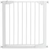 imageMunchkin Auto Close Pressure Mounted Baby Gate for Stairs Hallways and Doors Walk Through with Door Metal White  378 Inch Pack of 1