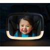 imageMunchkin Baby Car Mirror Night Light Pivot 360 Baby inSight Adjustable Auto Mirror for Rear Facing Carseats BlackCar Mirror