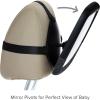 imageMunchkin Baby Car Mirror Pivot 360 Baby inSight Adjustable Auto Mirror for Rear Facing Carseats Black1125x8 Inch Pack of 2