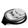 imageMunchkin Baby Swing Portable and Lightweight Bluetooth Enabled Electric Infant Rocker with Natural Sway in 5 Ranges of Motion Newborn Nursery Essentials BlackGrey