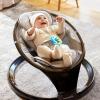 imageMunchkin Baby Swing Portable and Lightweight Bluetooth Enabled Electric Infant Rocker with Natural Sway in 5 Ranges of Motion Newborn Nursery Essentials BlackGrey