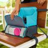imageMunchkin Brica Go Boost Toddler Booster Seat for Dining Table Great for Travel BlueGreyBlue