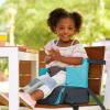 imageMunchkin Brica Go Boost Toddler Booster Seat for Dining Table Great for Travel BlueGreyBlue