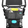 imageMunchkin Brica Stroller Organizer Bag  Universal Fit with Cup Holders and Wipes Case Fits UPPAbaby Evenflo BabyTrend and more Black