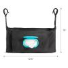 imageMunchkin Brica Stroller Organizer Bag  Universal Fit with Cup Holders and Wipes Case Fits UPPAbaby Evenflo BabyTrend and more Black