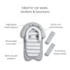 imageMunchkin Brica XtraGuard Head Support ampamp Strap Cover for Baby Car Seats with SilverIon Technology DotsGrey