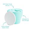 imageMunchkin Cest Silicone Snack Catcher Toddler Snack Cup with Lid MintMint