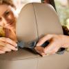 imageMunchkin Child Car Seat Protector Elite Seat Guardian with Grime Guard Fabric Dark GreySeat Protector