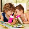 imageMunchkin Click Lock Bite Proof Sippy Cup 9 Ounce 2 Pack BluePurplePink
