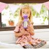 imageMunchkin Cool Cat Sippy Cup for Toddlers Stainless Steel Straw Cup 8 Ounce PurplePurple