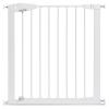 imageMunchkin Easy Close Pressure Mounted Baby Gate for Stairs Hallways and Doors Walk Through with Door Metal White 35x295 Inch Pack of 1White
