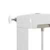 imageMunchkin Easy Close Pressure Mounted Baby Gate for Stairs Hallways and Doors Walk Through with Door Metal White 35x295 Inch Pack of 1White