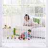 imageMunchkin Extending XL Tall and Wide Baby Gate Hardware Mounted Safety Gate for Stairs Hallways and Doors Extends 33quot  56quot Wide Metal White