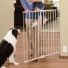 imageMunchkin Extending XL Tall and Wide Baby Gate Hardware Mounted Safety Gate for Stairs Hallways and Doors Extends 33quot  56quot Wide Metal White