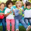 imageMunchkin Flip ampamp Go Toddler Sippy Cup with Straw 12 Ounce Ultra Durable Tritan Material BlueGreen