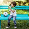 imageMunchkin Flip ampamp Go Toddler Sippy Cup with Straw 12 Ounce Ultra Durable Tritan Material BlueGreen