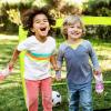 imageMunchkin Flip ampamp Go Toddler Sippy Cup with Straw 12 Ounce Ultra Durable Tritan Material BluePurple