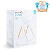 imageMunchkin Float Baby High Chair Foldable and Easy to Clean for Babies and Toddlers White with Wooden LegsWhite