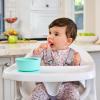 imageMunchkin Gentle Dip Baby Spoons for Self Feeding and Baby Led Weaning 3 Pack PinkPurpleCoralPurple