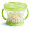 imageMunchkin Happy Snacker Snack Catcher and Any Angle Weighted Straw Trainer Cup Set 4 Pack BlueGreenBlueGreen