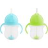 imageMunchkin Happy Snacker Snack Catcher and Any Angle Weighted Straw Trainer Cup Set 4 Pack BlueGreenBlueGreen