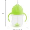 imageMunchkin Happy Snacker Snack Catcher and Any Angle Weighted Straw Trainer Cup Set 4 Pack BlueGreenGreenBlue