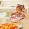 imageMunchkin Happy Snacker Snack Catcher and Any Angle Weighted Straw Trainer Cup Set 4 Pack BlueGreenGreenBlue