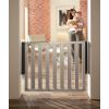 imageMunchkin Loft Hardware Mounted Baby Gate for Stairs Hallways and Doors Extends 265quot 40quot Wide Silver AluminumTemporary Gate
