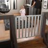 imageMunchkin Loft Hardware Mounted Baby Gate for Stairs Hallways and Doors Extends 265quot 40quot Wide Silver AluminumTemporary Gate