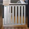 imageMunchkin Loft Hardware Mounted Baby Gate for Stairs Hallways and Doors Extends 265quot 40quot Wide Silver AluminumTemporary Gate