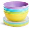 imageMunchkin LoveaBowls and Silicone Placemat Set Includes 4 Bowls 4 Lids 2 Spoons and 2 Placemats2pk Placemats  BowlsSpoons