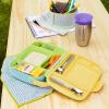 imageMunchkin Lunch Bento Box for Kids Includes Utensils YellowGreen