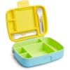 imageMunchkin Lunch Bento Box for Kids Includes Utensils YellowGreen