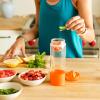 imageMunchkin Miracle 360 Fruit Infuser Water Bottle 20 Ounce GreenOrange