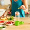 imageMunchkin Miracle 360 Fruit Infuser Water Bottle 20 Ounce RedGreen