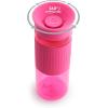 imageMunchkin Miracle 360 Spill Proof Sippy Cups 24 and 10 Ounce 2 Pack Pink  Toddler and Adult SetPink