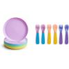 imageMunchkin Multi Baby and Toddler Plates 8 Count Pack of 18 Count Pack of 1