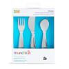 imageMunchkin Polish Toddler Utensils Includes Fork Knife and Spoon Stainless Steel 3 Piece
