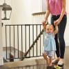 imageMunchkin Push to Close Baby Gate Hardware Mounted Safety Gate for Stairs Hallways and Doors Extends 285quot to 45quot Wide Metal Dark Grey