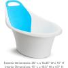 imageMunchkin Sit ampamp Soak Baby Bath Tub 012 Months White 25 x 1625 x 15 InchCompact