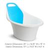 imageMunchkin Sit ampamp Soak Baby Bath Tub with Bath Rinser