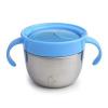 imageMunchkin Snack Stainless Steel Snack Catcher Cup with Lid 9 Ounce Pink 1 PackBlue