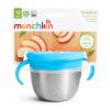 imageMunchkin Snack Stainless Steel Snack Catcher Cup with Lid 9 Ounce Pink 1 PackBlue