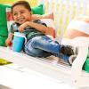 imageMunchkin SnackCatch ampamp Sip 2in1 Snack Catcher and 2 Piece SpillProof Cup BlueBlue